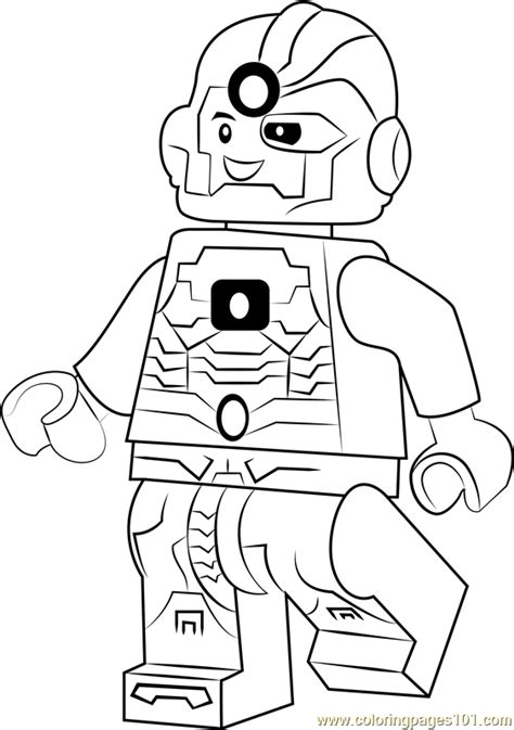 See the category to find more printable coloring sheets. Lego Cyborg Coloring Page - Free Lego Coloring Pages ...