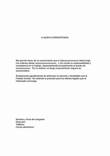 Cartas De Referencia Personal Ejemplos Guatemala Samuel Cooke Ejemplo