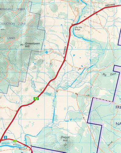 Freycinet National Park Map Tasmap Maps Books And Travel Guides