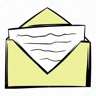 Cartoon Letter Envelope