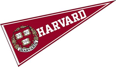 College Flags And Banners Co Harvard Pennant Full Size Felt