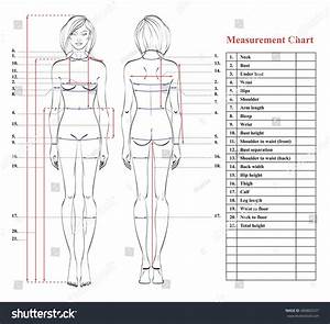 Printable Body Measurement Chart Female Customize And Print