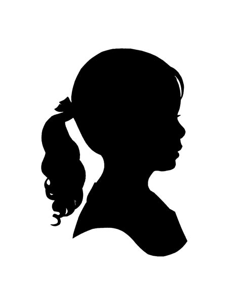 Free Young Girl Silhouette Download Free Young Girl Silhouette Png