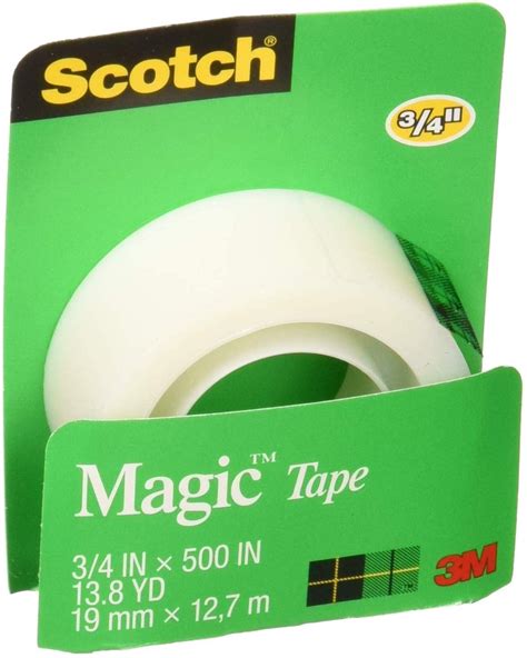 Scotch 3m 205 Magic Tape Refill 34 X 500 Inches Pack Of 6