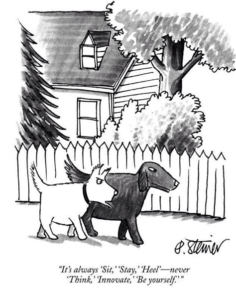 New Yorker Cartoons Dog Cartoons Science Cartoons Funny Dogs Funny