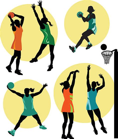 Netball Clip Art Vector Images And Illustrations Istock