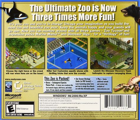 Zoo Tycoon Complete Collection Pc Buy Online In United Arab