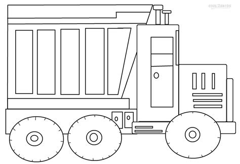 Airplanes, boats, trains and cars are just a few of the many coloring pages in this section. Printable Dump Truck Coloring Pages For Kids | Cool2bKids