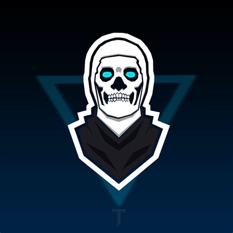 Fortnite Skull Trooper Mascot Logo Wallpaper Background Fortnite