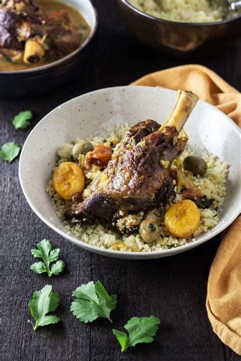Moroccan Lamb Shanks With Apricots And Preserved Lemon Moroccan Lamb