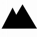 Svg Mountain Icon Commons Transparent Pixels Wikipedia