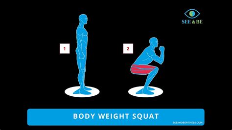 Body Weight Squats Youtube