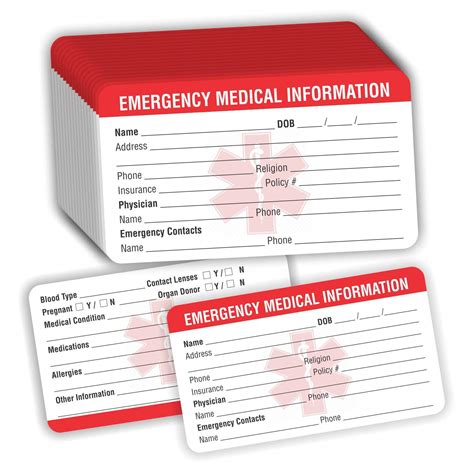 Personalized Medical Id Card Ubicaciondepersonascdmxgobmx
