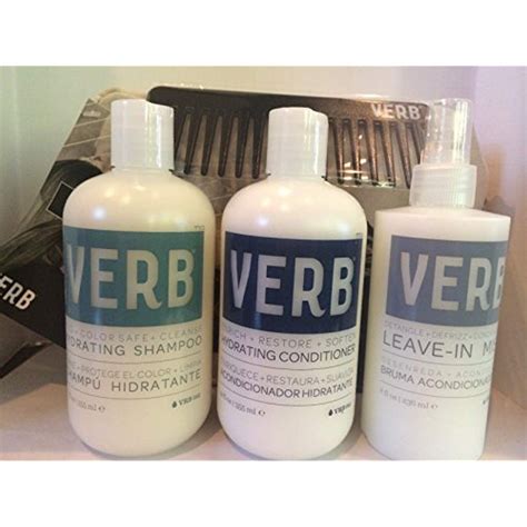 Verb Color Safe Hydrating Shampoo Restore Conditioner Detangle Leave