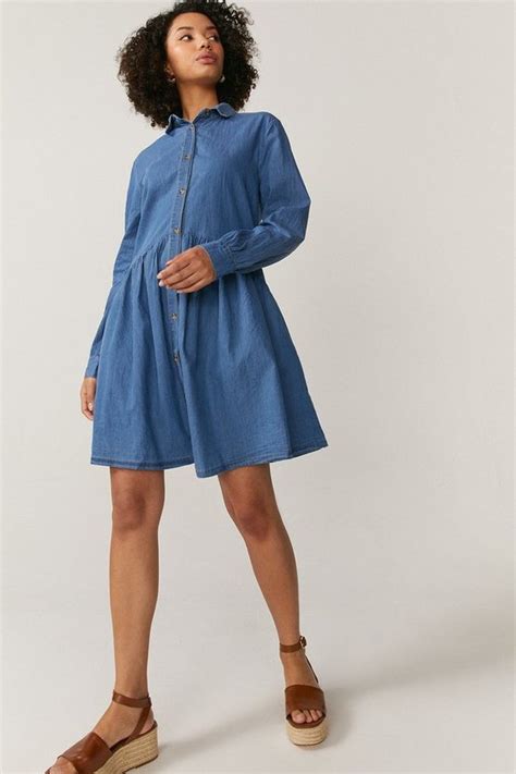 Chambray Shirt Dress Coast