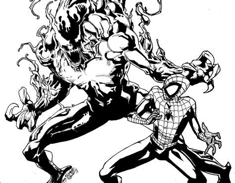 Spiderman Vs Venom Da Colorare E Stampare Disegno Car Vrogue Co