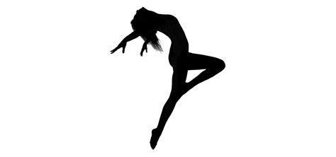 Modern Dance Ballet Dancer Silhouette Clip Art Yellow Dancer Png