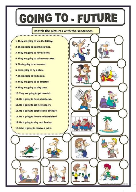 Going To Future Worksheet Free Esl Printable Worksheets Made By