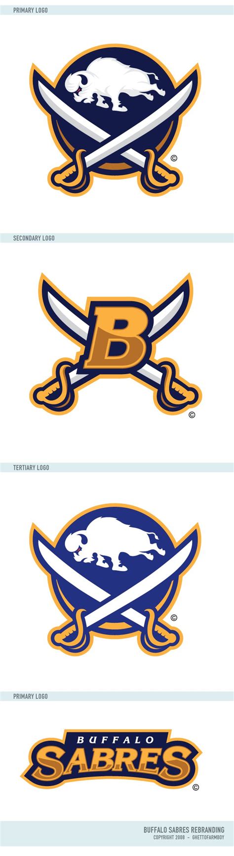 New Buffalo Sabres Rebranding Based Off Of The Classic Design When The
