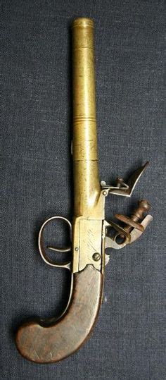 Pair Late Eighteenth Century Flintlock Pocket Pistols By Wilkinson