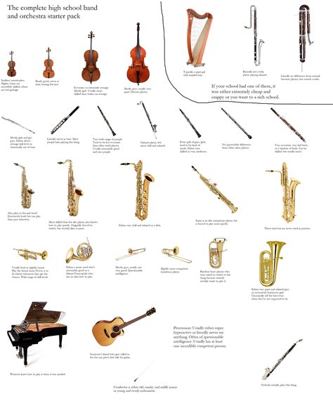 The Complete High School Band And Orchestra Instruments Starterpack R