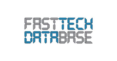 FTDB - FastTech Tech Specs DataBase