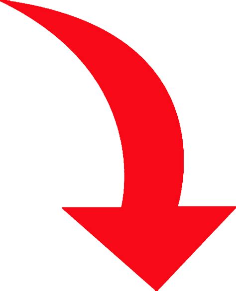 Download Red Curved Arrow Png Image Freeuse Curved Red Arrow Png Png