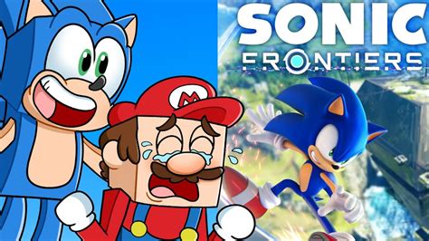 Mario And Sonic React To Sonic Frontiers Story Trailer Youtube