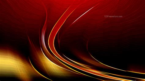 Gold Red Abstract Background