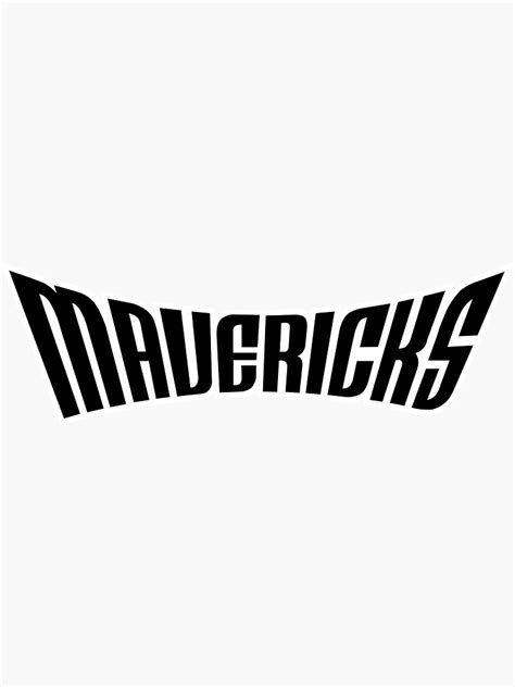 Dallas Mavericks Word Mark Logo Sticker For Sale By Hooks05 Redbubble