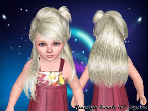 The Sims Resource Skysims Hair Toddler 107