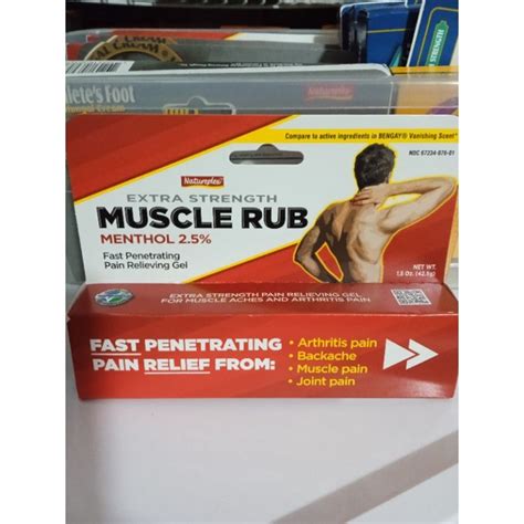 Natureplex Extra Strength Muscle Rub 425g Shopee Philippines