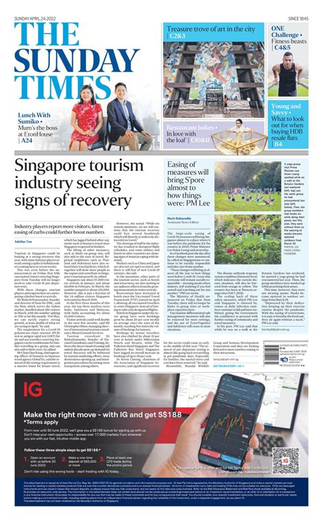 The Straits Times April 24 2022 Newspaper Get Your Digital Subscription