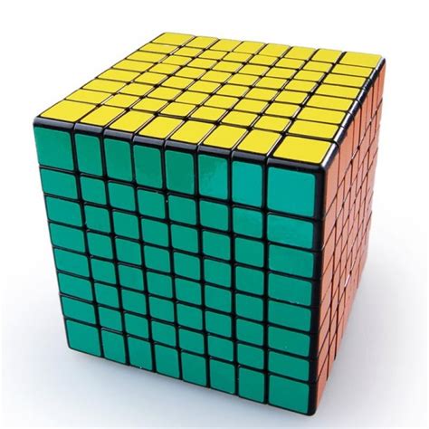 Shengshou 8x8 Magic Cube Black Base Maskecubos