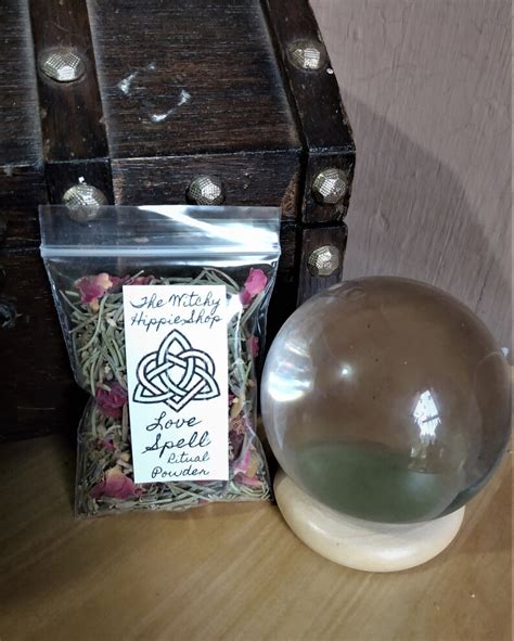 Love Spell Ritual Powder Spell Tool Herbal Jar Ritual Etsy