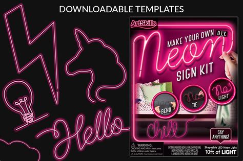 Diy Neon Sign Kit Art Instructionsmake Your Own Neon Sign