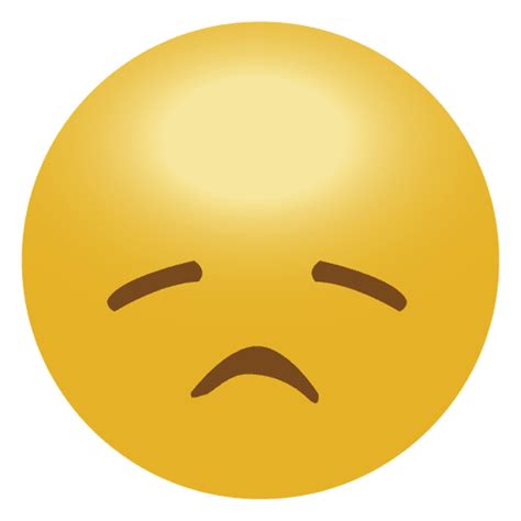 Emoticon De Emoji Triste Amarillo Descargar Png Svg Transparente My