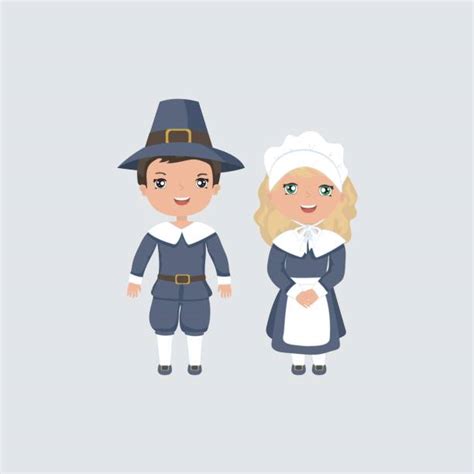 best pilgrim illustrations royalty free vector graphics and clip art istock