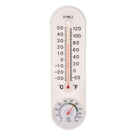 Indoor Pendant Outdoor Thermometer Home Temporary Mercury Pointer White