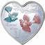 Eternal Love Heart Silver Coloured Proof Cook Islands Coin Wows Lovers