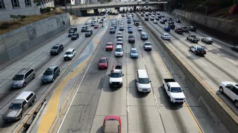 Traffic Jam In Downtown Los Angeles 17 Stock Footage Videohive