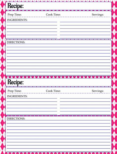 A recipe is a set of instructions that describes how to prepare or make something, especially a dish of prepared food. Free Fillable Recipe Card Template Elegant Best 25 ...