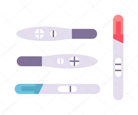 Pregnancy Tests Vector Illustration ⬇ Vector Image By © Adekvat