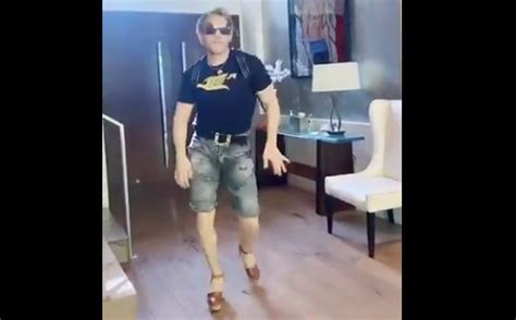 VIDEO Julio César Chávez Jr hizo polémico TikTok caminando en tacones