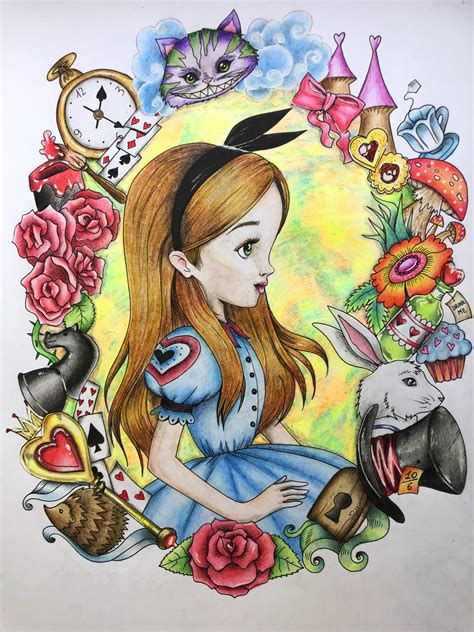 Алиса в стране чудес Татуировка страны чудес Милые рисунки Рисунки