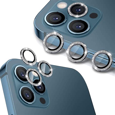 Wsken For Iphone 12 Pro Max 67 Inch Camera Lens Protector Glitter