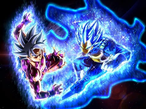 Goku And Vegeta In Their Strongest Forms Anime Dragon Ball Super