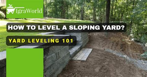 Here are my tips on how to level a lumpy lawn. How to Level a Sloping Yard? Yard Leveling 101