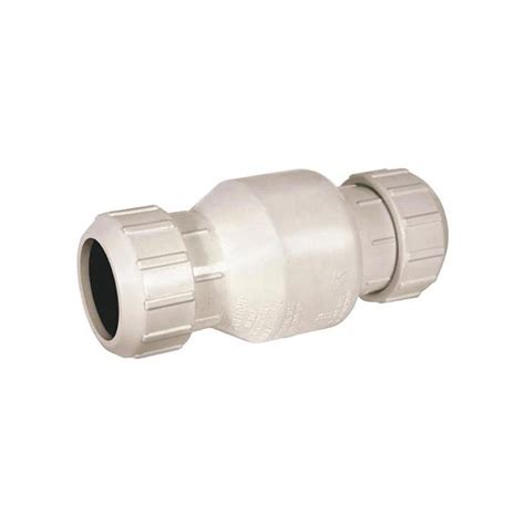 Everbilt 2 In Sewage Check Valve With Compression Fittings Thd1026