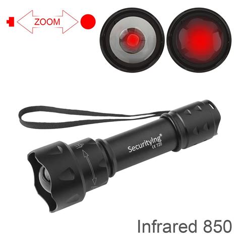 Buy Securitying T20 Infrared Ir 850nm Night Vision Flashlight 38mm Lens